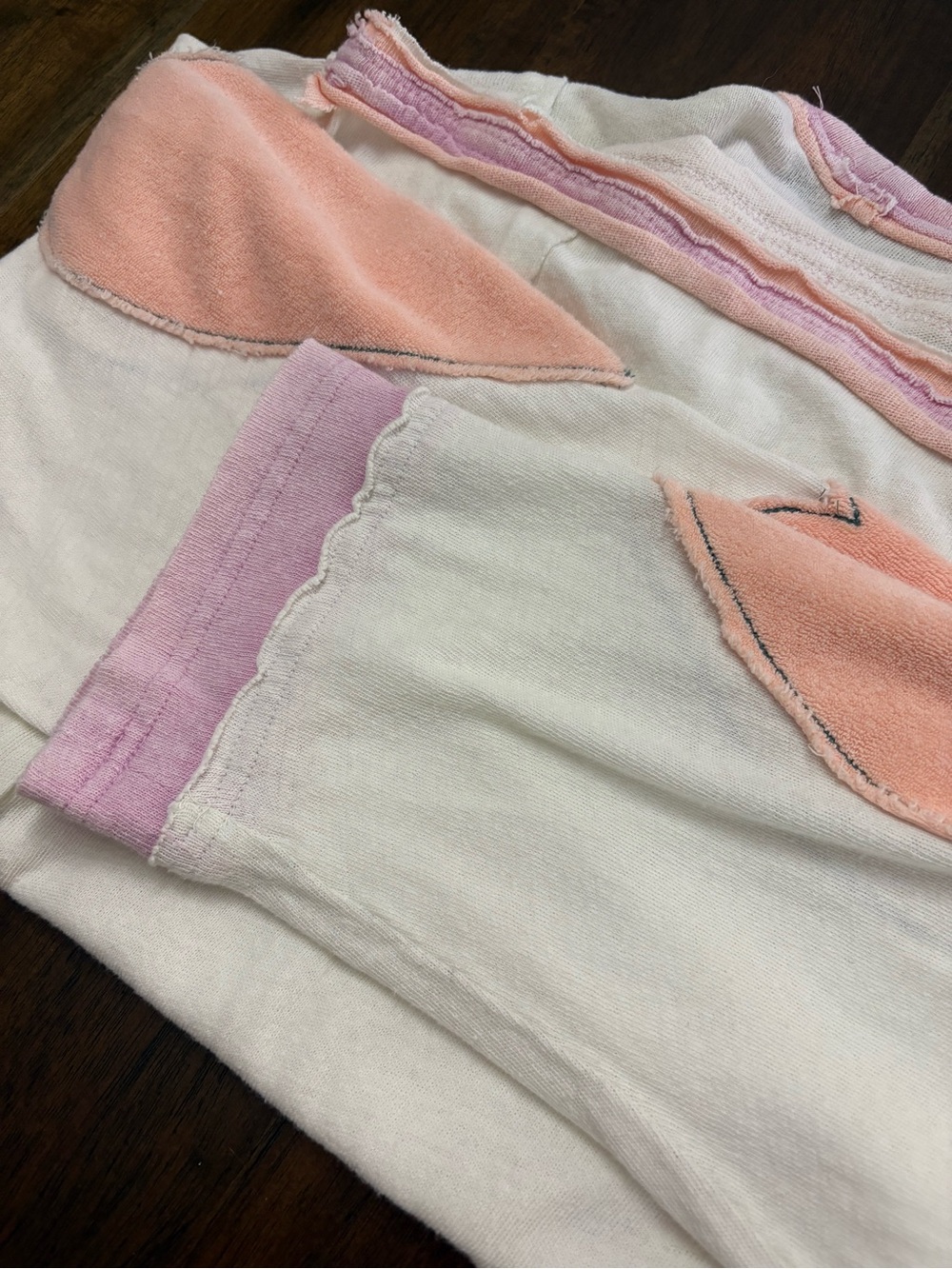 We the Free Long Sleeve Top with Pink Heart Elbow Patches - Picture 7 of 7